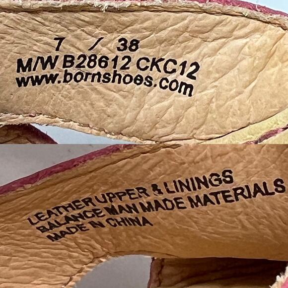 Born Pink Wedge Sandals - Picture 9 of 12